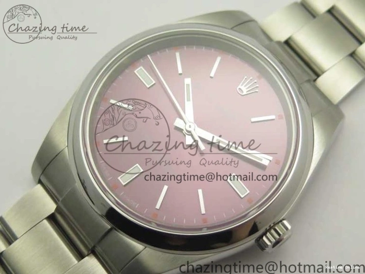 0508 Oyster Perpetual 39mm 114300 ARF 1:1 Best Edition 904L SS Case and Bracelet Red Grape Dial SH Packable 3392